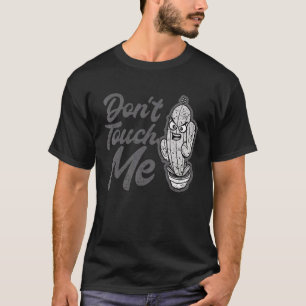 Raak me niet aan Mannen Cactus Cute Plant Garden T-shirt