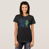 Raak me niet aan Mannen Cactus Cute Plant Garden T-shirt (Voorkant volledig)