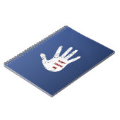 Raak me niet aan notitieboek (Linkerzijde)