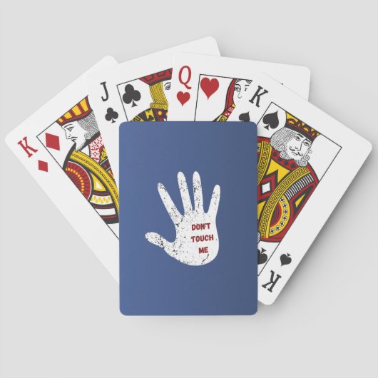 Raak me niet aan pokerkaarten (Achterkant)