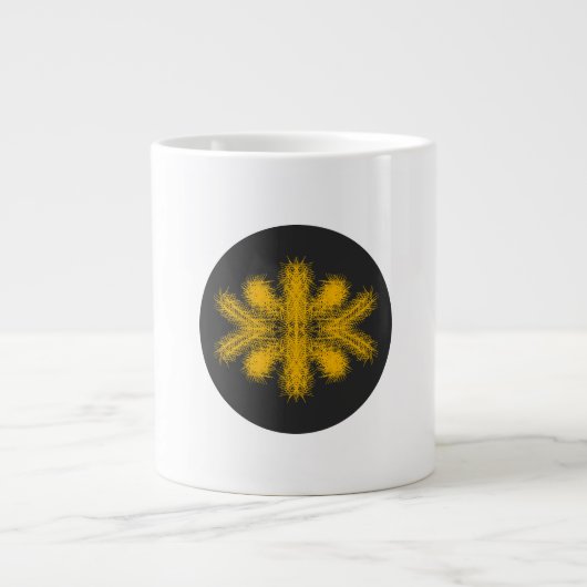 Raak me niet aan | Silent ASMR Art Grote Koffiekop (Voorkant)