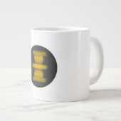 Raak me niet aan | Silent ASMR Art Grote Koffiekop (Voorkant rechts)