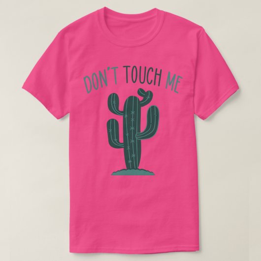 Raak me niet aan t-shirt (Design voorkant)