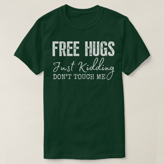Raak me niet aan t-shirt (Design voorkant)