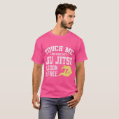 Raak mij aan en je eerste jiu jitsu t-shirt (Voorkant volledig)