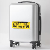 Raak mijn auto niet aan sticker (Koffer)
