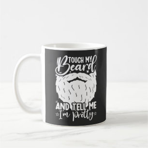 Raak mijn baard vader Grappige vader Sarcastisch Koffiemok