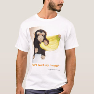 Raak mijn bananen niet aan t-shirt