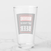 Raak mijn bier niet aan glas (Achterkant)