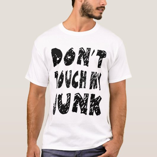 Raak mijn brok niet aan t-shirt (Voorkant)