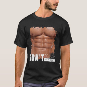 Raak mijn buik niet aan, Funny Fake ripped Six Pac T-shirt