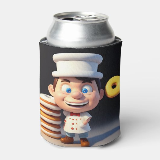 Raak mijn donuts niet aan, Koelbox Blikjeskoeler (Blikje Voorkant)