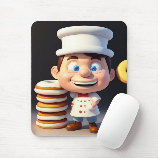 Raak mijn donuts niet aan, Mousepad Muismat (Met muis)