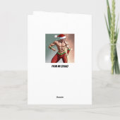 Raak mijn elf grappige kerstvakantie kaart (Achterkant)