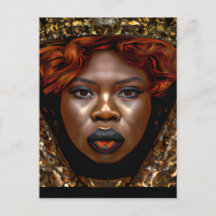 Raak mijn Haar Black Melanin Afro Queen Crown niet