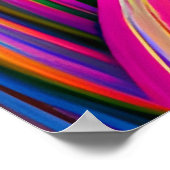 Raak mijn Haar Black Melanin Afro Queen Crown niet Poster (Hoek)