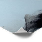 Raak mijn Haar Black Melanin Afro Queen Crown niet Poster (Hoek)