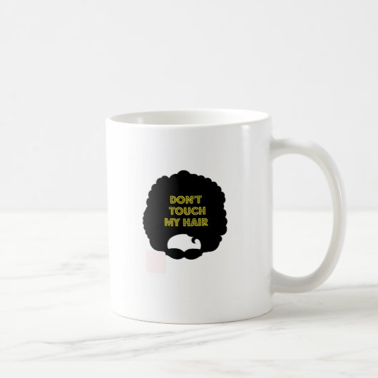 Raak mijn haar niet aan koffiemok (Rechts)