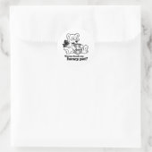 RAAK MIJN HONINGPOT -.png Ronde Sticker (Tas)