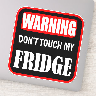 Raak mijn koelkast niet aan sticker