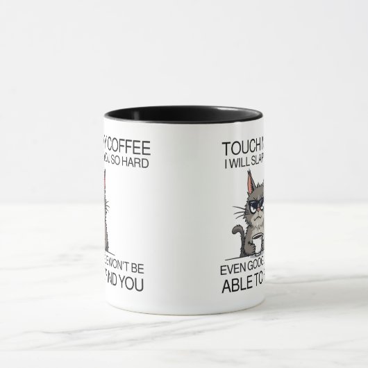 Raak mijn koffie aan en ik sla je mok (Midden)