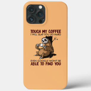 Raak Mijn Koffie Aan Ik Sla Je Grappige Luiaard Case-Mate iPhone Case