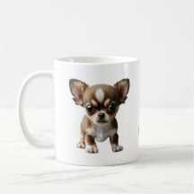 Raak mijn koffie niet aan! Funny Chihuahua Coffee