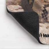 Raak mijn muis niet aan! muismat (Hoek)