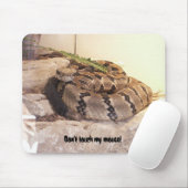 Raak mijn muis niet aan! muismat (Met muis)