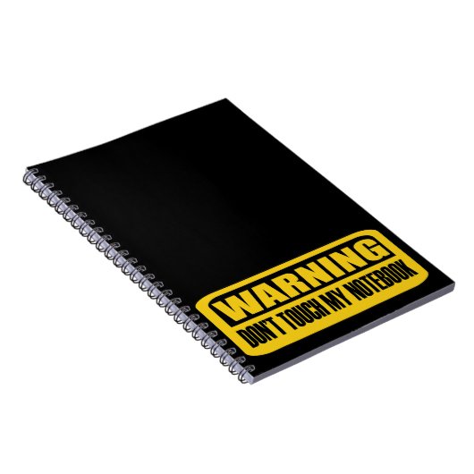 Raak mijn notitieboek niet aan (Rechterzijde)