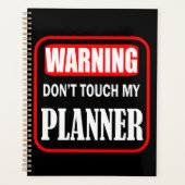 Raak mijn planner niet aan (Voorkant)