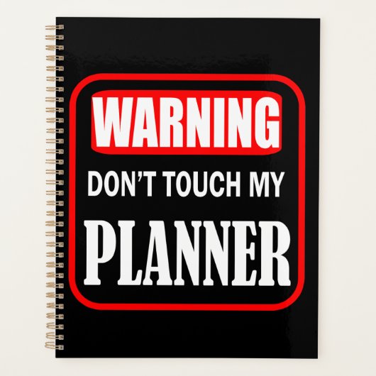Raak mijn planner niet aan (Voorkant)