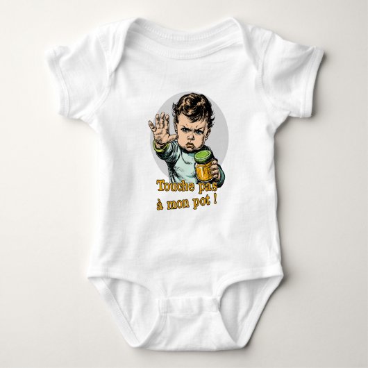 RAAK MIJN POTJE NIET AAN! (baby, keuken) Romper (Voorkant)