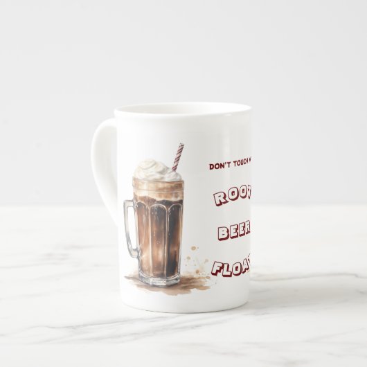 Raak mijn Root Beer Float Bone China Mok niet aan (Links)