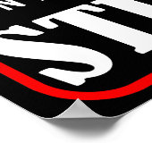 Raak mijn spullen niet aan poster (Hoek)