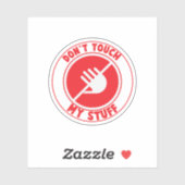 Raak mijn Sticker niet aan (Vel)