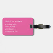 Raak mijn tas niet aan. bagagelabel (Achterkant horizontaal)