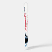 "Raak mijn telefoon niet aan" Boze kat Case-Mate iPhone Case (Achterkant / Links)