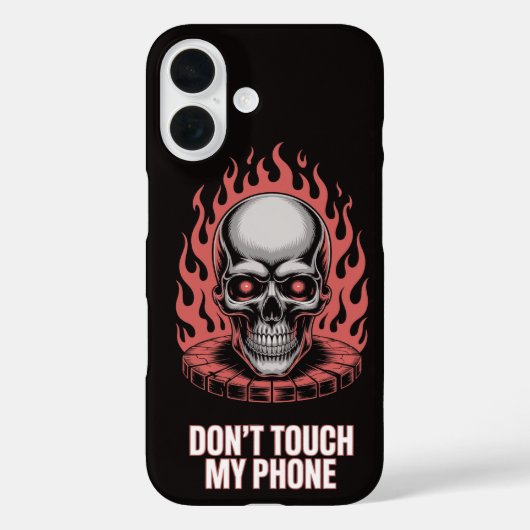 Raak mijn telefoon niet aan Case-Mate iPhone case (Achterkant)