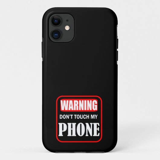 Raak mijn telefoon niet aan Case-Mate iPhone case (Achterkant)