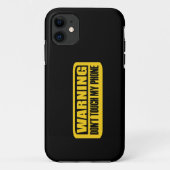 Raak mijn telefoon niet aan Case-Mate iPhone case (Achterkant)