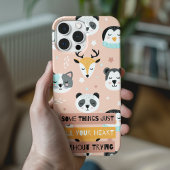 Raak mijn telefoon niet aan - schattige dierengezi Case-Mate iPhone case