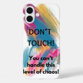 Raak niet aan Case-Mate iPhone case (Achterkant)