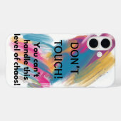 Raak niet aan Case-Mate iPhone case (Achterkant (horizontaal))