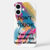 Raak niet aan Case-Mate iPhone case (Achterkant)