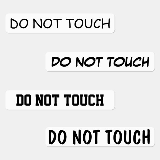 Raak niet aan labels (Groep)