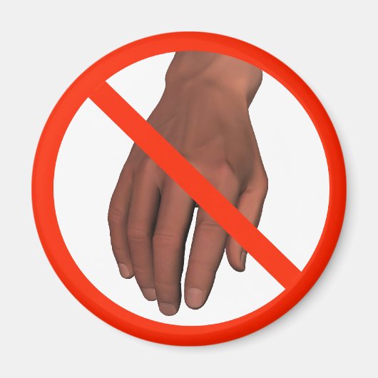 Raak niet aan! magneet (Voorkant)