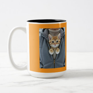 Raak niet aan, Purr-fecte Kattenmoeder, Tweekleurige Koffiemok