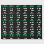 Raak niet schimmel erger aan dan lezen in braille cadeaupapier (Vlak)