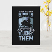 Raak nooit op de remmen kaart (Gele Bloem)